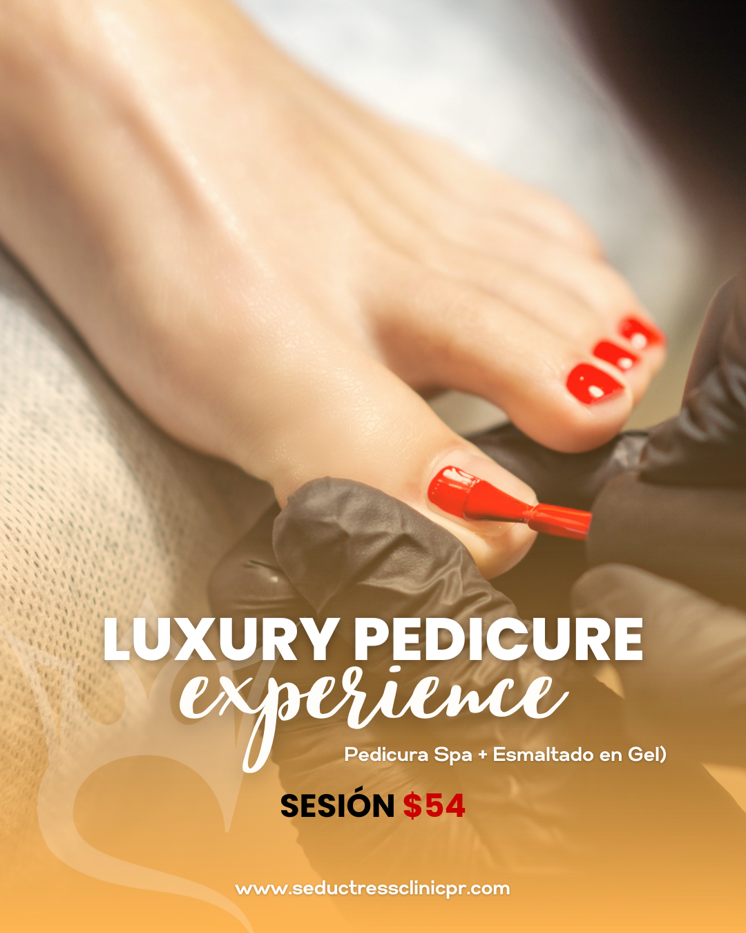 Luxury Pedicure Experience (Pedicura Spa + Esmaltado en Gel)