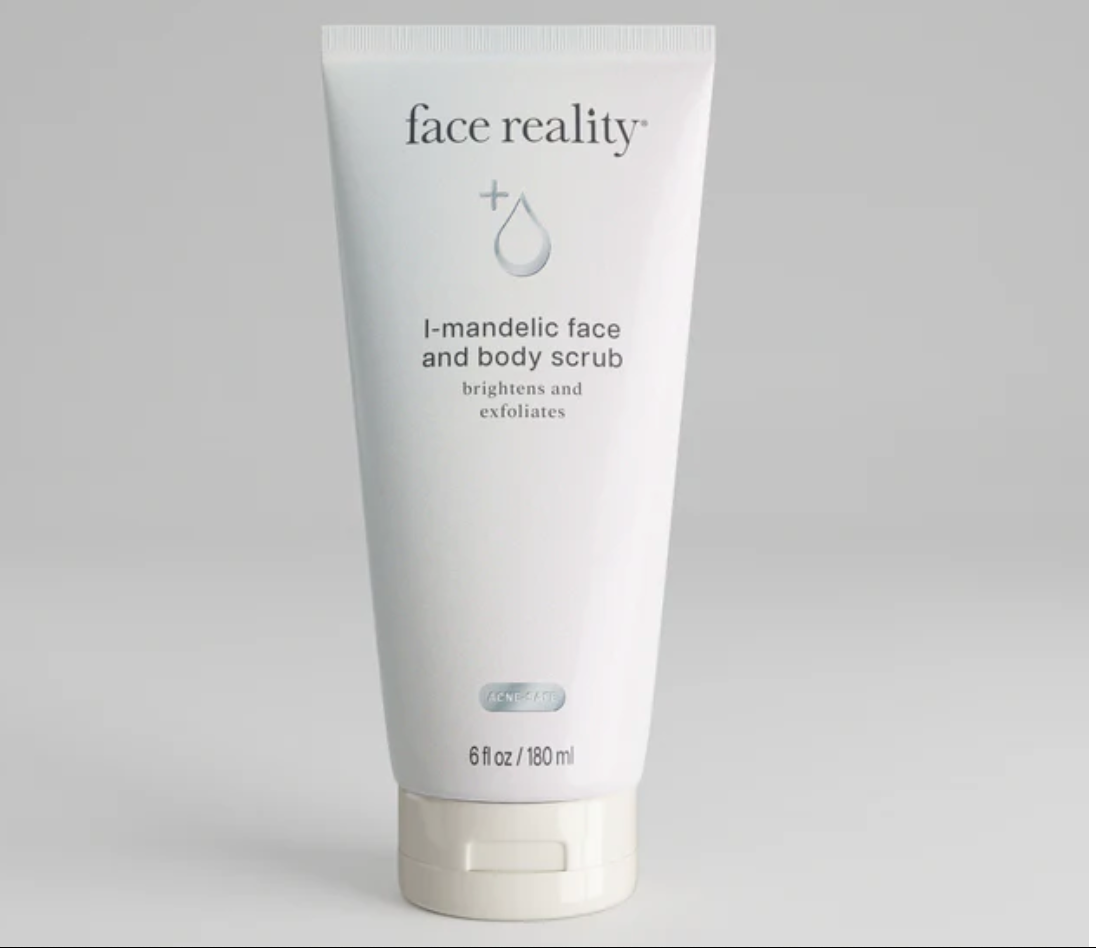 Mandelic face and body scrub
