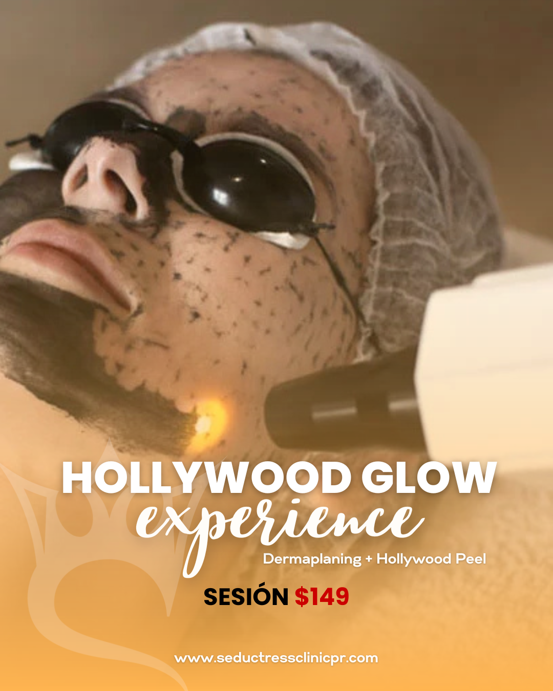Hollywood Glow Experience (Dermaplaning + Hollywood Peel)