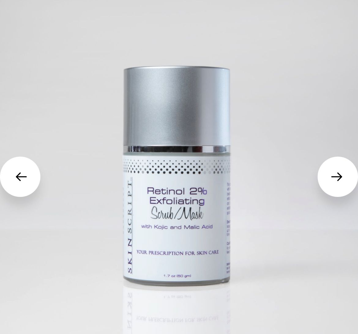 Retinol 2% Exfoliating Scrub/Mask