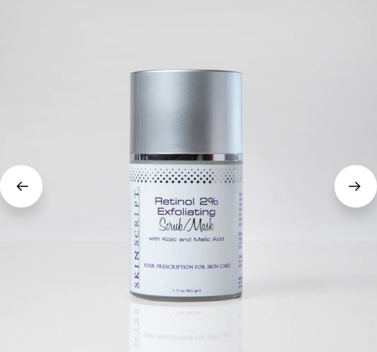 Retinol 2% Exfoliating Scrub/Mask